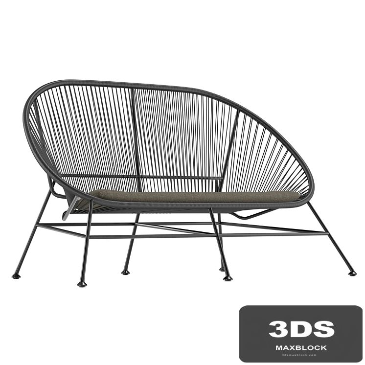Acapulco Woven Love Seat