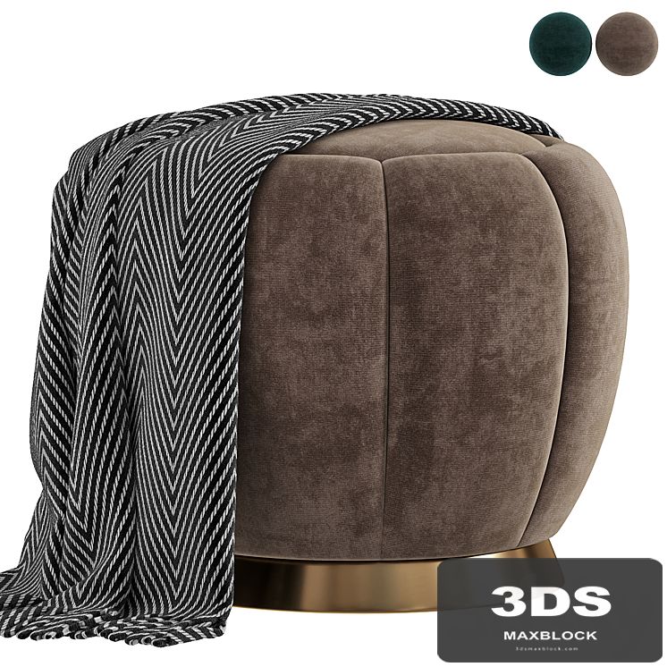 Florence Stool By Luxdeco Collection