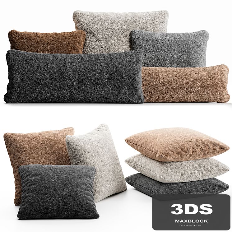 Boucle pillow set