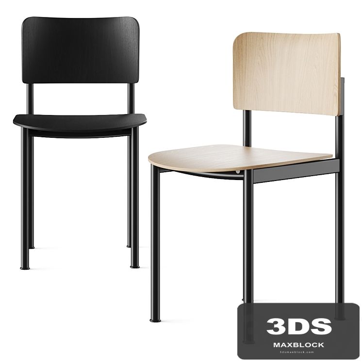 Fredericia Plan 3412 Wooden Seat Chair