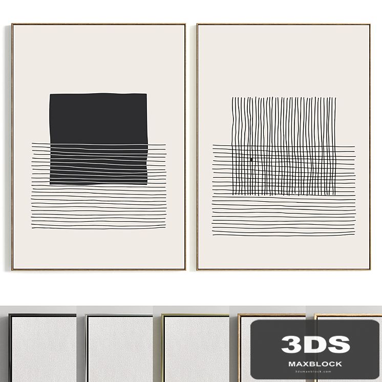 Plaster Two Photo Frame T-391
