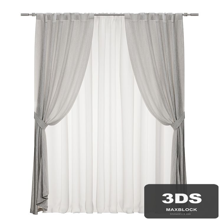 Tie-down curtains