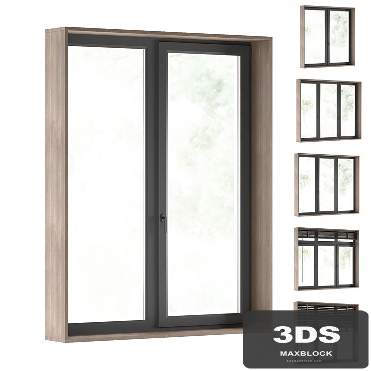 Modern windows + blinds