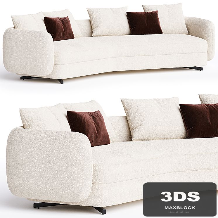 SAINT GERMAIN Fabric sofa By Poliform