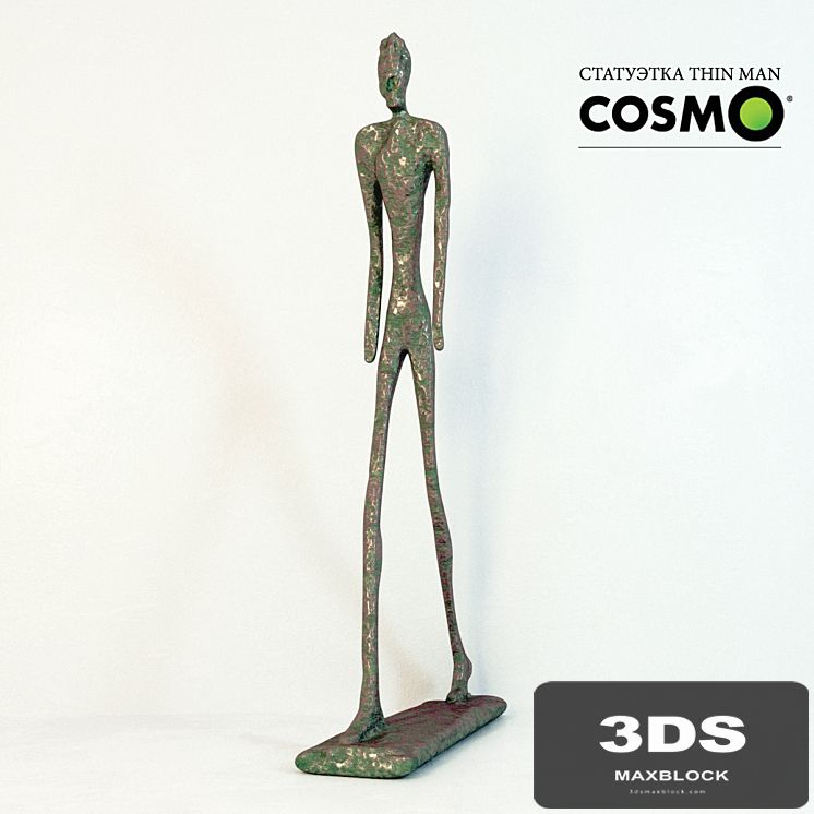 Figurine Thin man (man crossing the area)