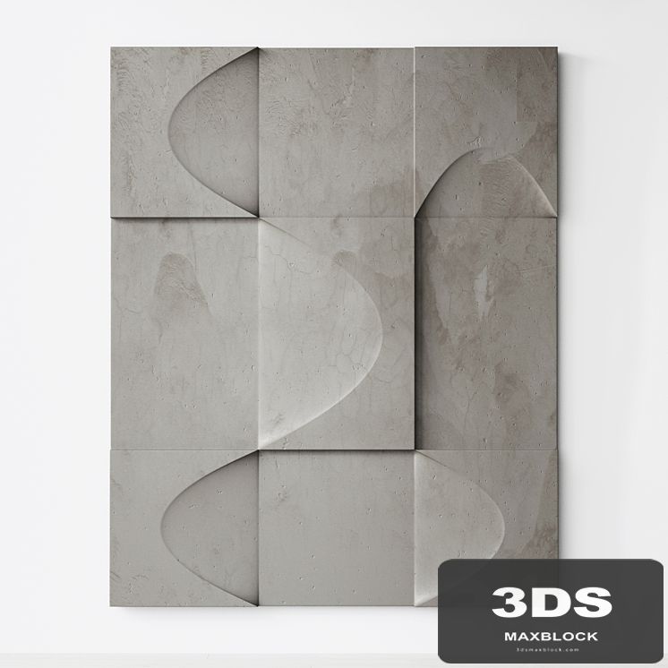 Abstract composition. Relief. Plateau. 15