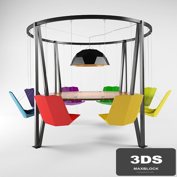 King Arthur round swing table