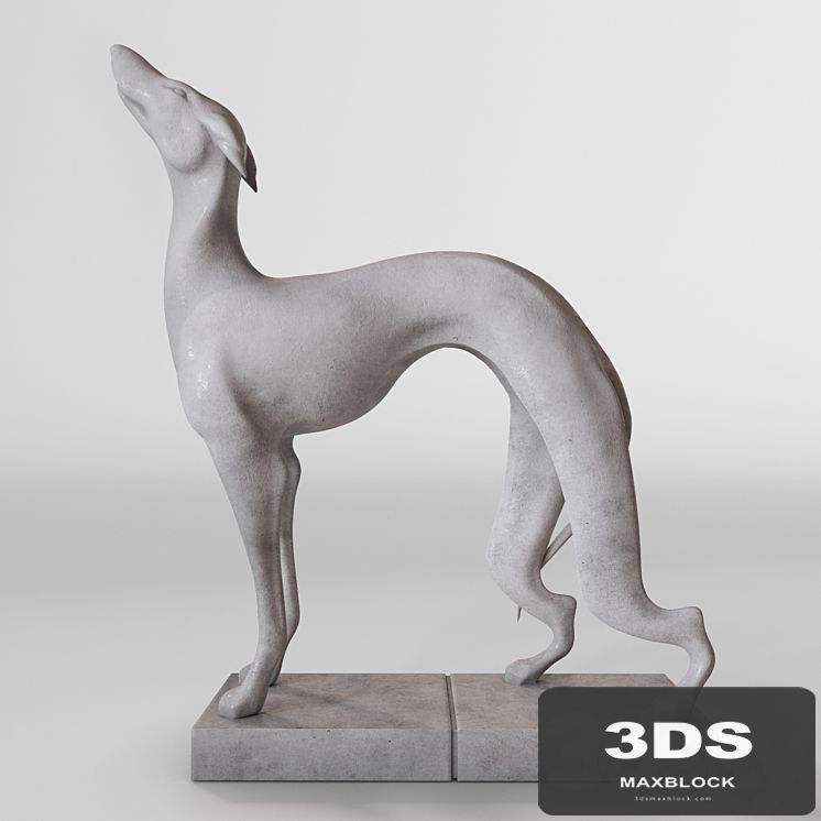Dog statue