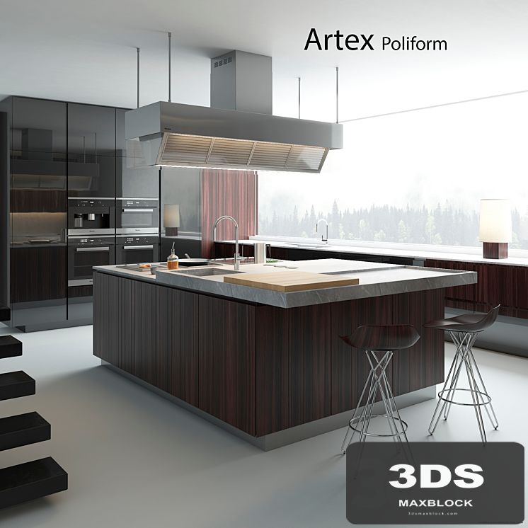 Kitchen Poliform Varenna Artex 2