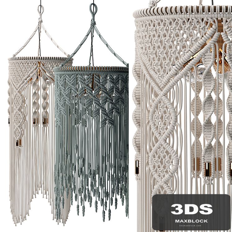Macrame Pendant Lights 3