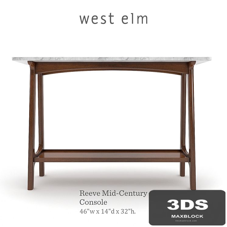 West elm Reeve Mid-Century Console