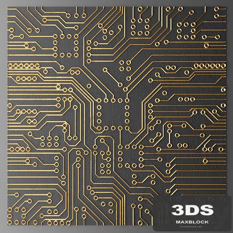 Decor for wall. Panel. 3D