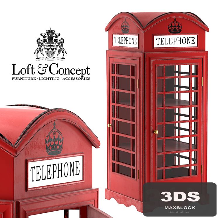 SHOWCASE LONDON TELEPHONE BOX