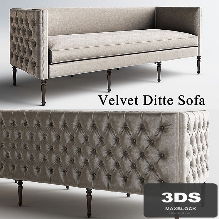 Velvet Ditte Sofa_Emerald sofa