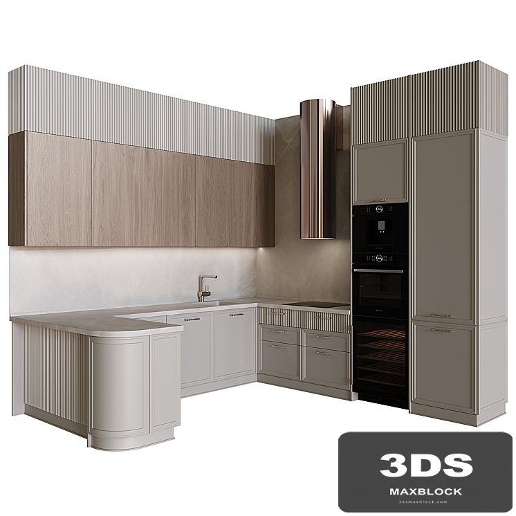Neoclassical kitchen 30