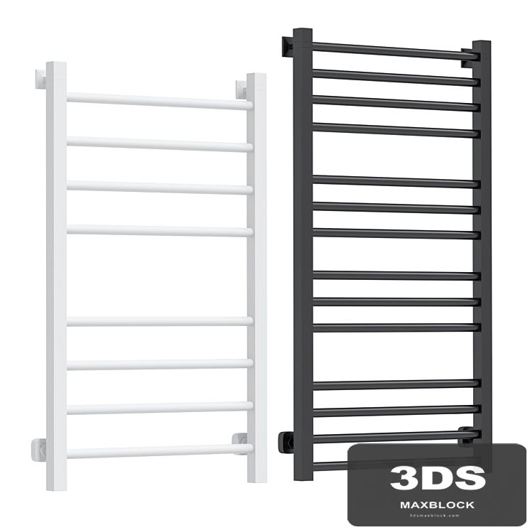 Water heated towel rail Dvin S Plaza 80/50 white