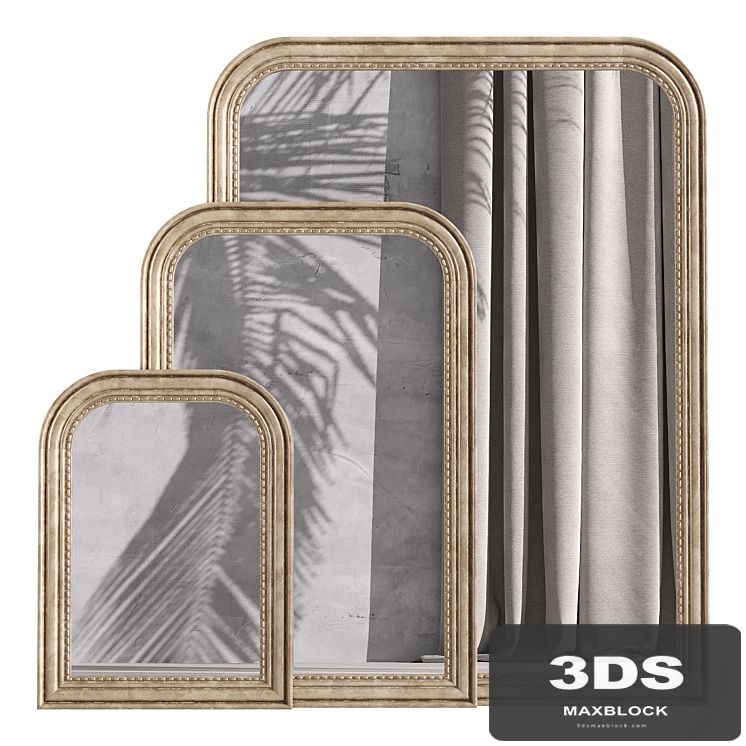 Set of mirrors Afsan_2, La Redoute