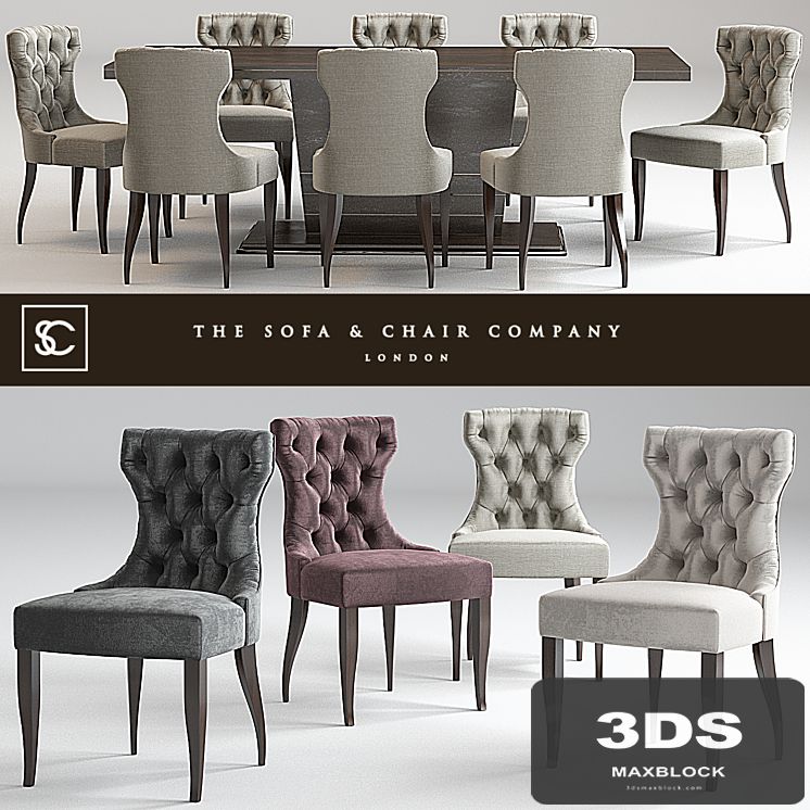 Guinea dining chair &amp; Langham Table _ Lugano
