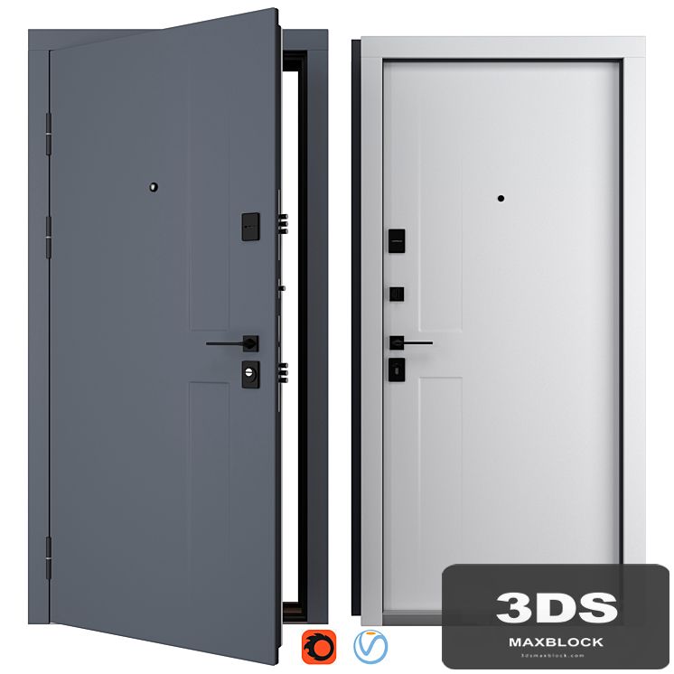 Entrance metal door Vista (Abvehr)