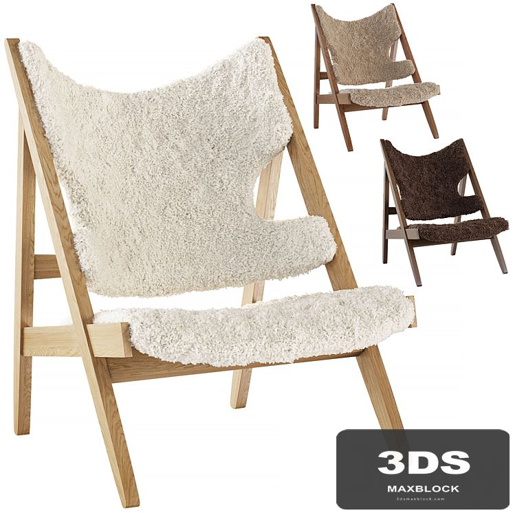 Sheepskin armchair Menu by Ib Kofod-Larsen