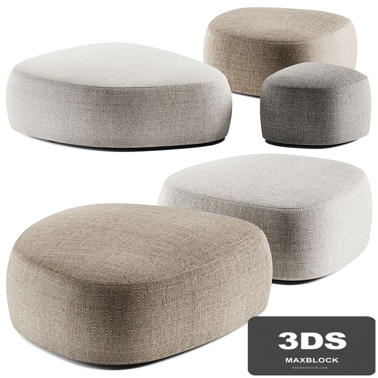 Flou PIERRE Garden Poufs