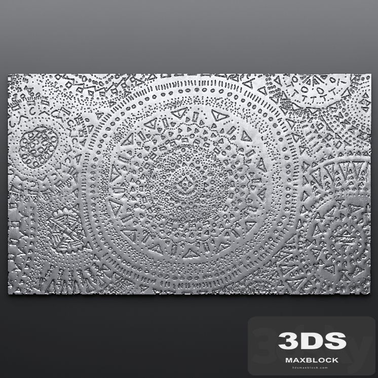 Decor for wall. Panel. 3D