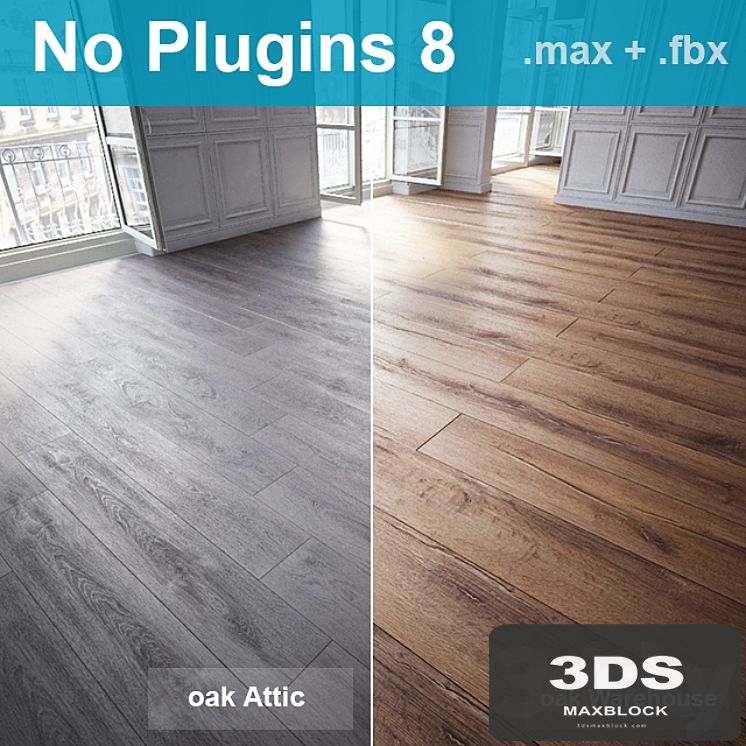 Parquet 8 (2 species, without the use of plug-ins)