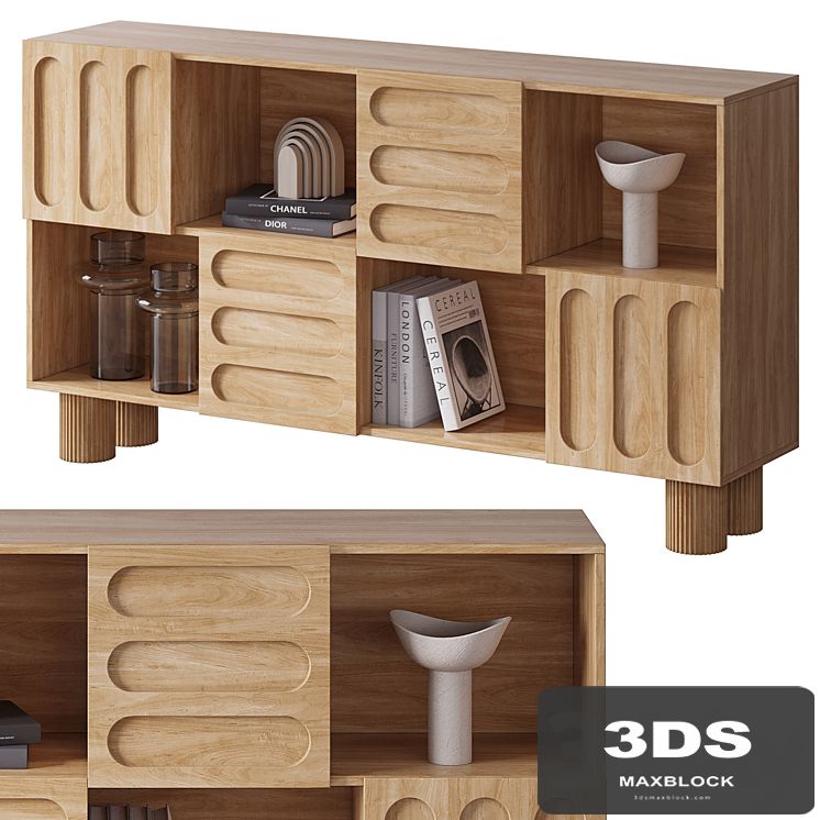 55 Bookcase Cannelo by La Redoute