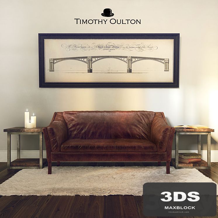 Reggio High Back Sofa, Timothy Oulton