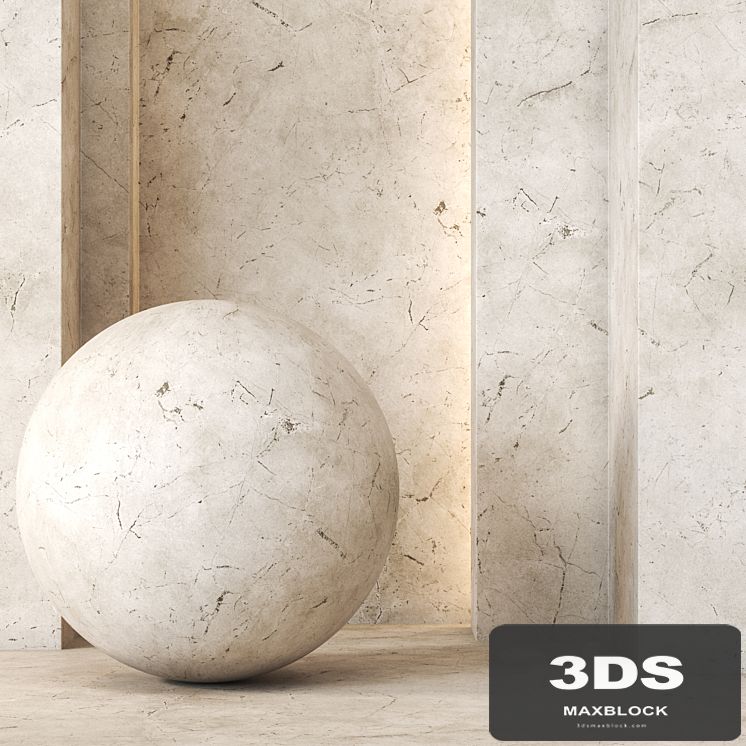 Travertine Texture 4K - Seamless