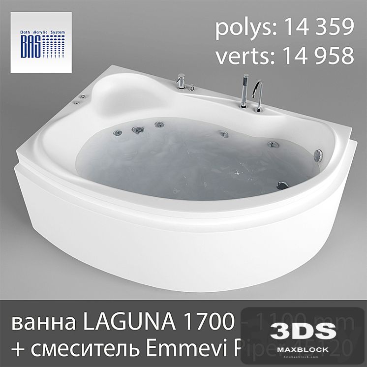 LAGUNA 1700 - 1100 (BAS) mm + Piper 45120 (Emmevi)
