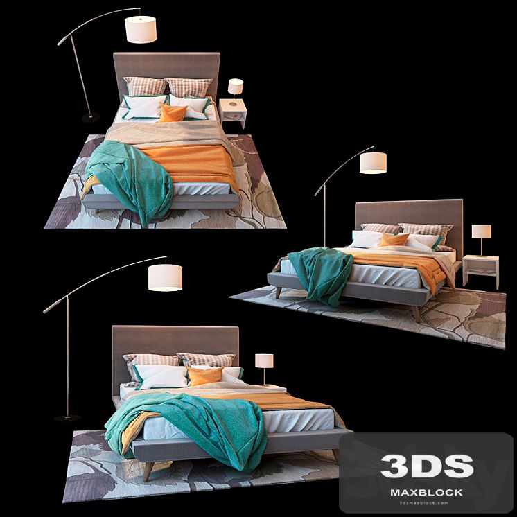 Nixon Upholstered Panel Bed by TOV