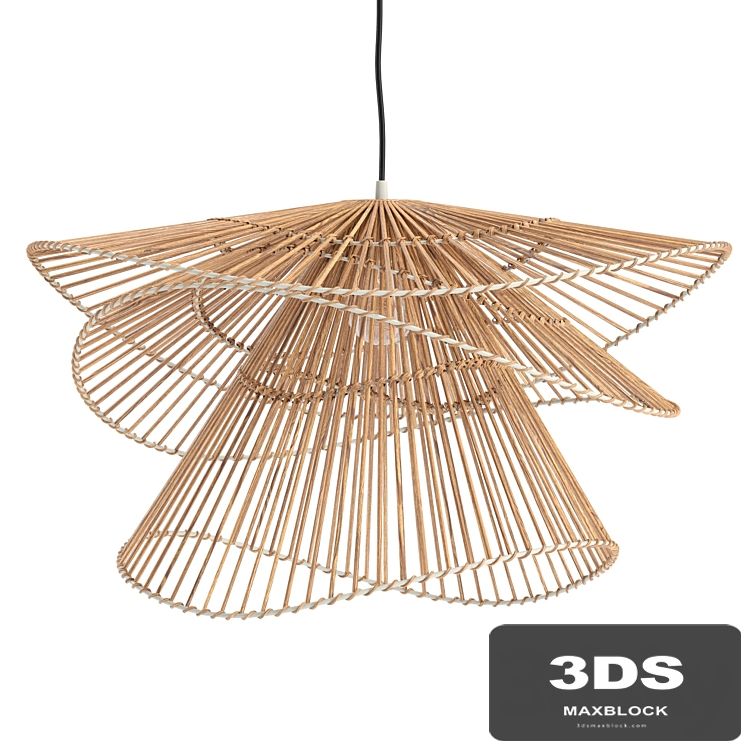 Three Tiers Bamboo Pendant Lights