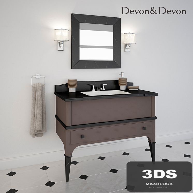 Stand washbasin Devon &amp; Devon