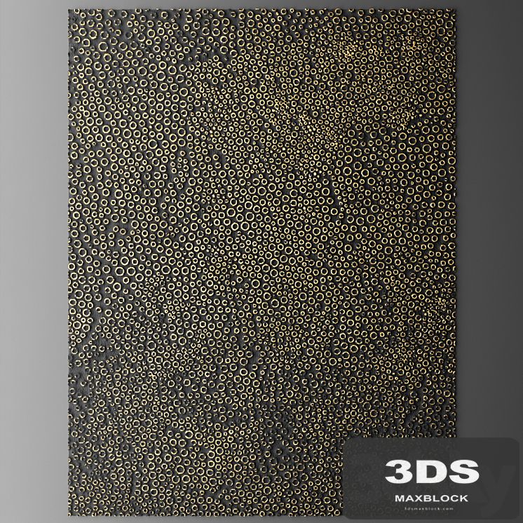 Decor for wall. Panel. 3D