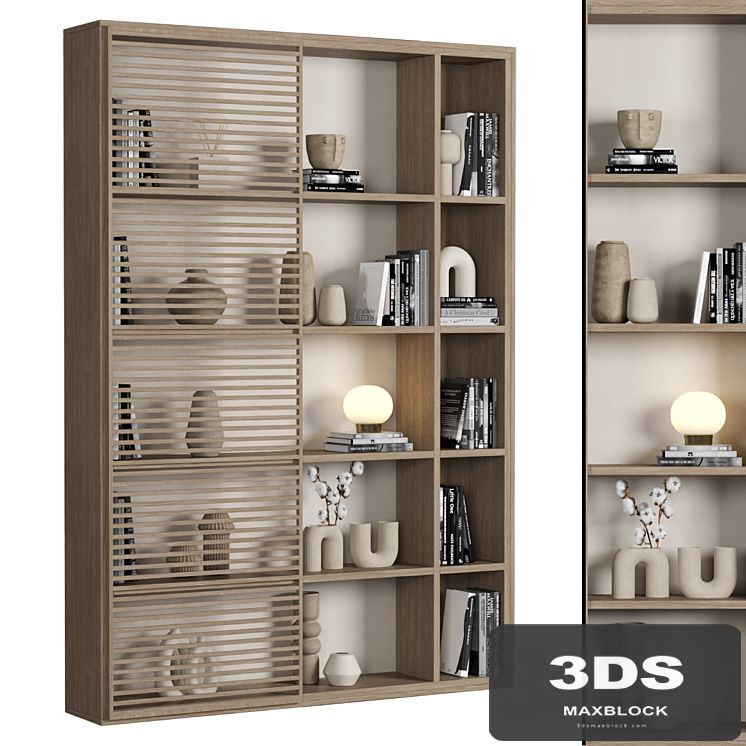 Cabinet with shelves_041