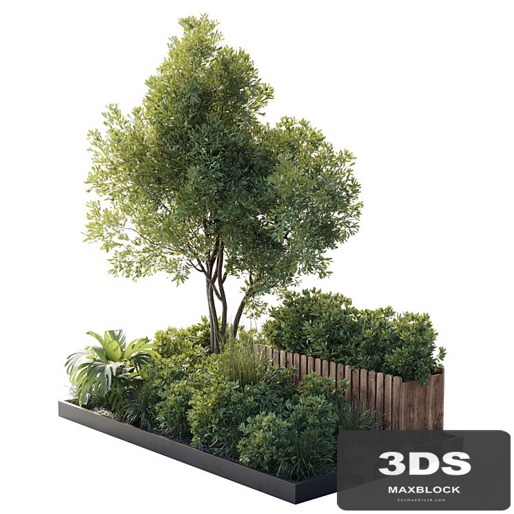Garden plants set in a box - outdoor set 150