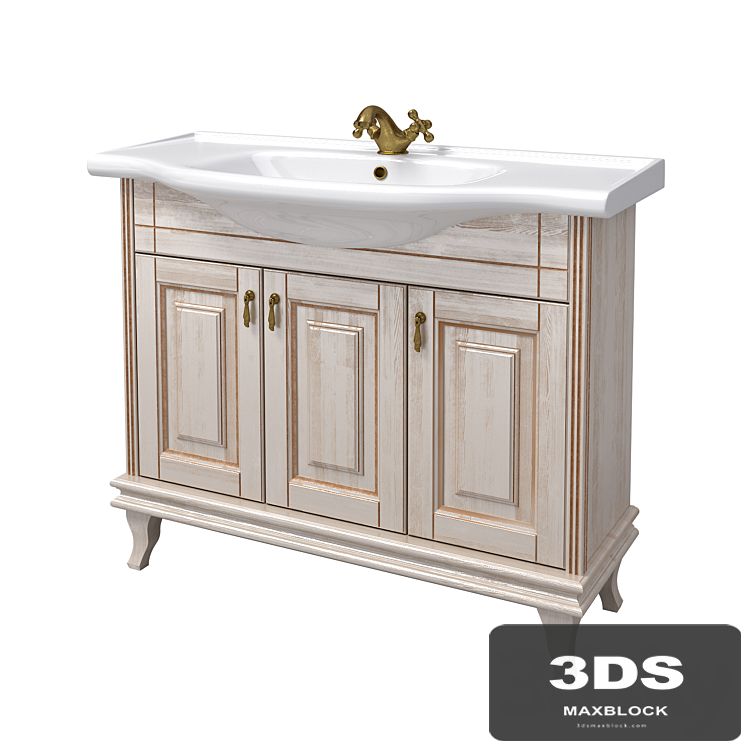 Cupboard with wash basin «BEATRICHE» (producer - Aqua Rhodes)
