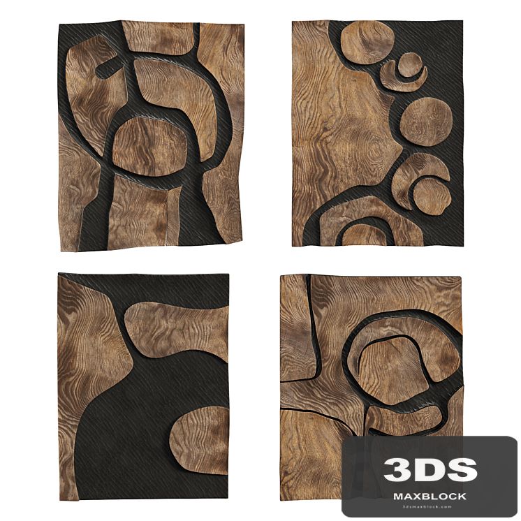 Wooden Wall Decoration by Fabian Ewert