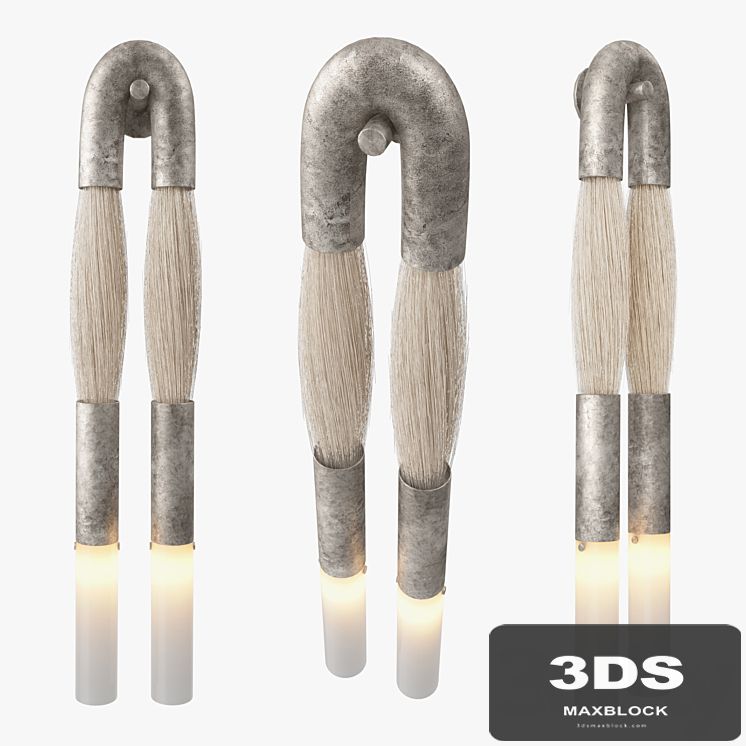 Apparatus studio - Horsehair sconce