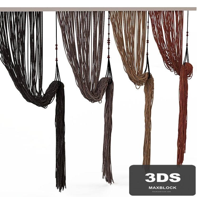 Rope curtains (muslin) 4