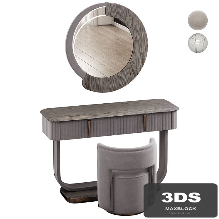 Saber Jewels CRYSTAL Narrow Dressing table