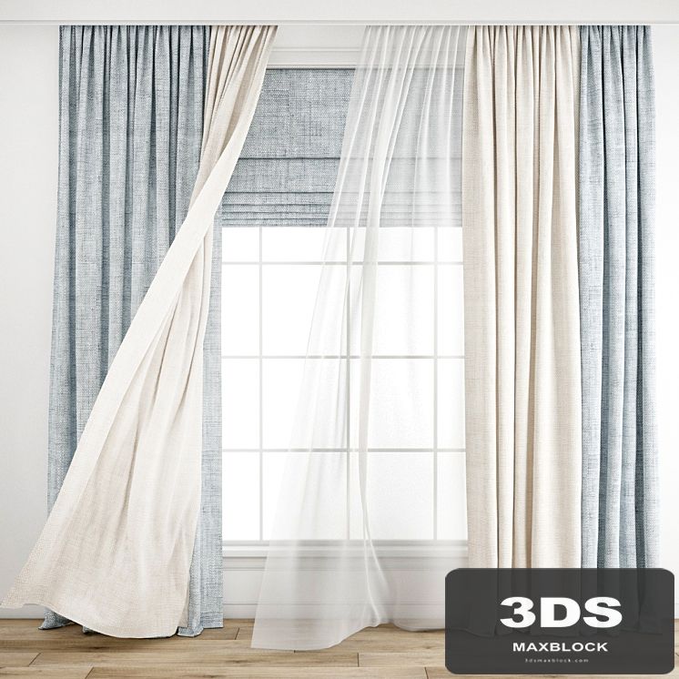 Curtain 771/Wind blowing effect 17