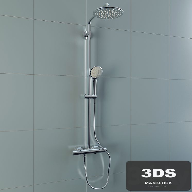 GROHE Euphoria XXL System 210 Shower system with thermostat for wall mounting
