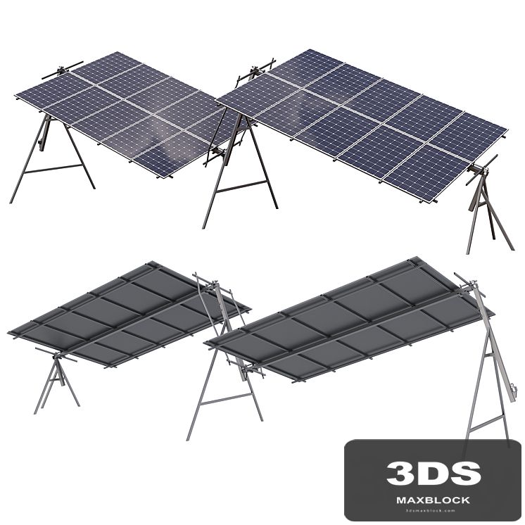 Rotary Solar Panel Power Plant
