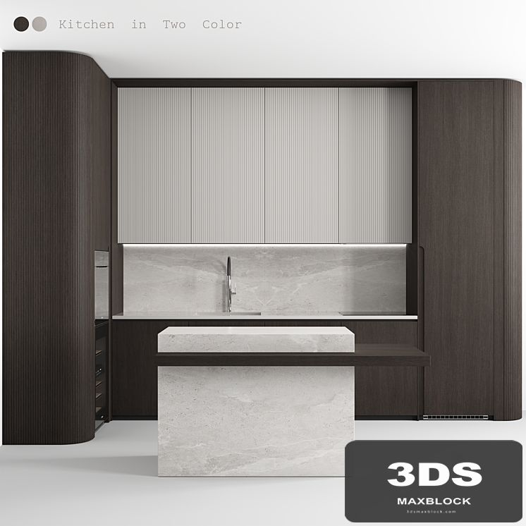 Kitchen №148 "Dark and Milk"