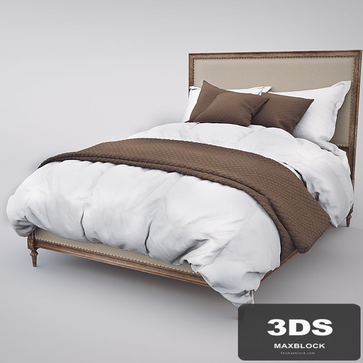 Restoration Hardware MAISON BED + linens RH