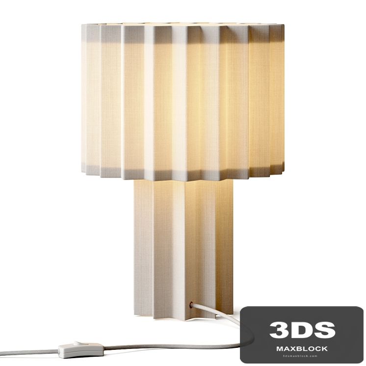 Folkform for Orsjo Belysning Plisse Table Lamp