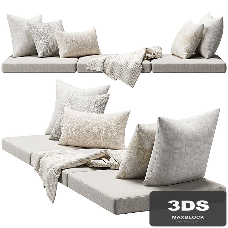 Window Seat Cushion Set 2