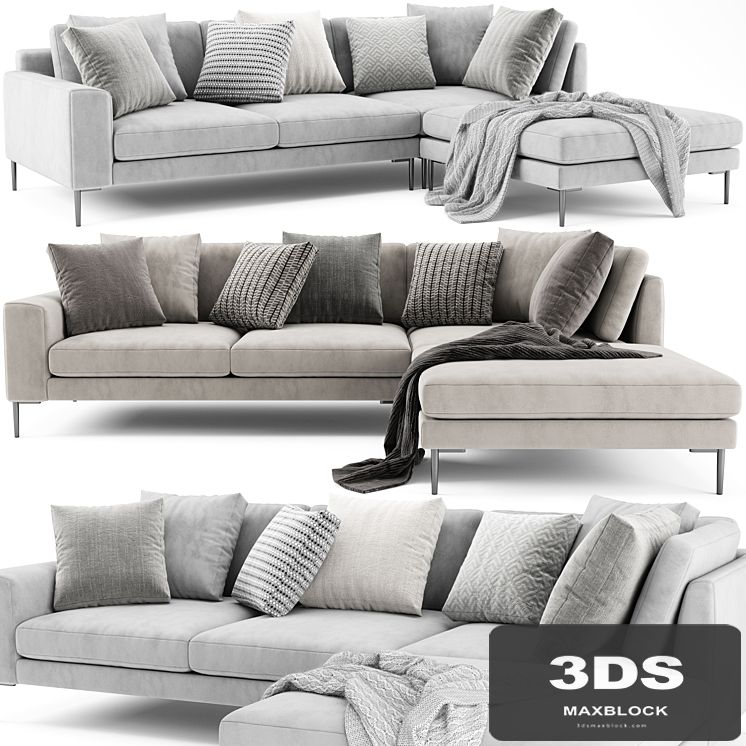 West Elm Harper With Ottoman
